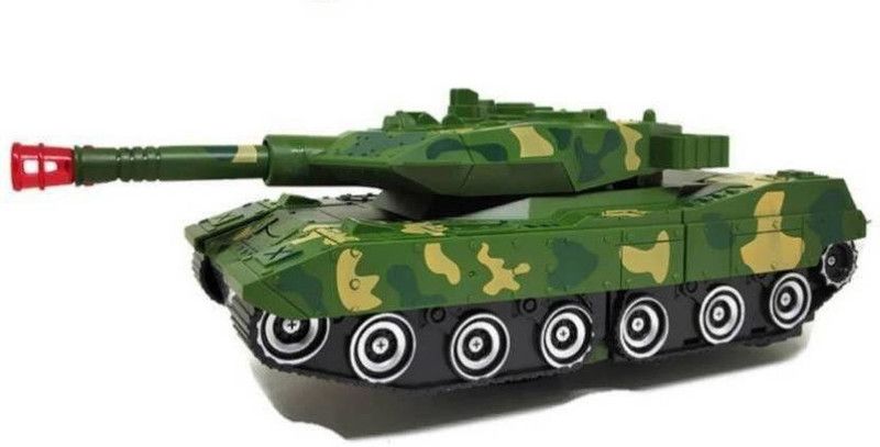 venko Robot Army Combat Tank a2 With Light And Musical Sound Toy For Kids  (Green)