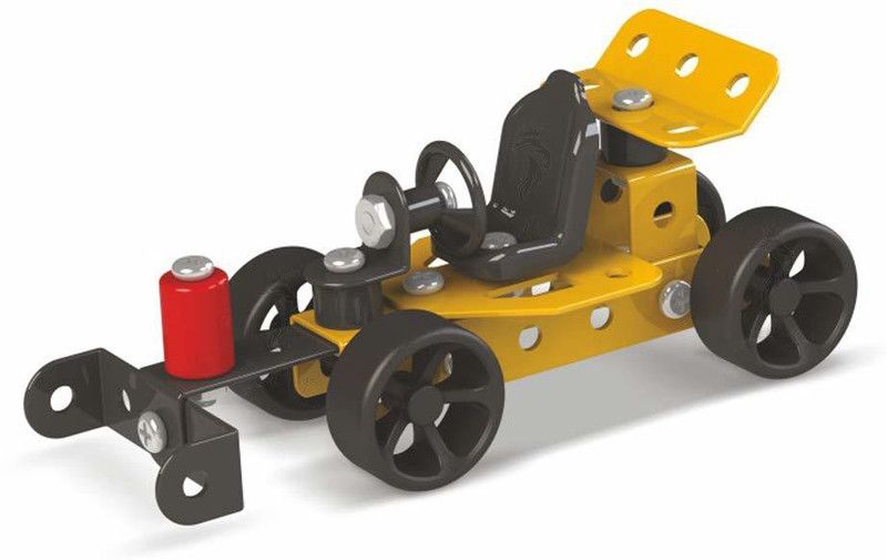 MECHANIX Metal Construction Set Bulldozer Making (ONLY 2 Types You CAN Make) for Boys & Girls  (Multicolor)