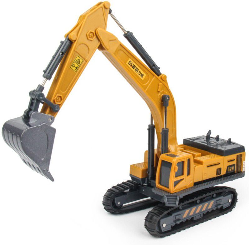 Pluspoint Construction Vehicles Friction powered Toy Excavator 1pc Building Vehicles  (Multicolor)