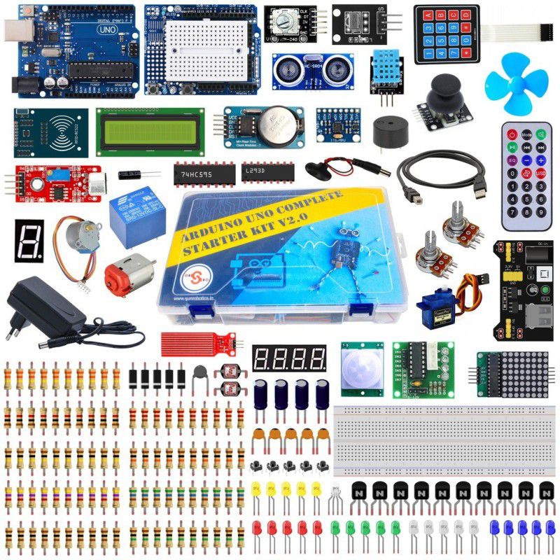 SunRobotics Arduino Uno Complete Starter Kit w/Detailed Tutorial V2.0 Electronic Components Electronic Hobby Kit
