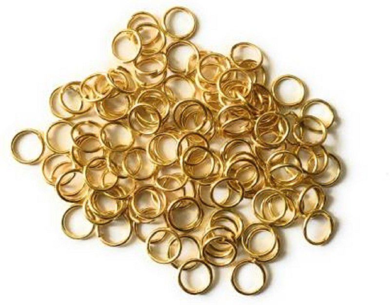 Weariton 5000 Pieces 6 mm Gold Plated Jump Rings for Jewellery Making and Other Crafts