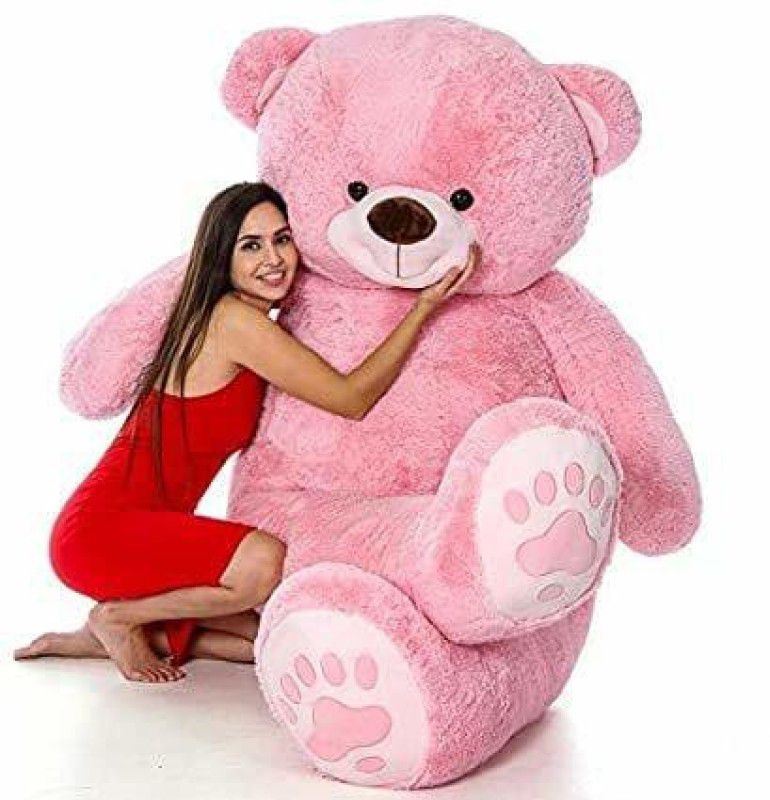 NP Toys PINK TEDDY BEAR BEST &STYLIS CORROT TEDDY BEAR 3 FEET(90CM) - 90 cm  (Pink)