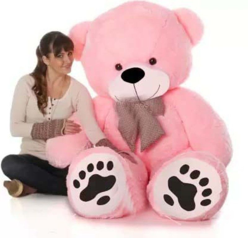 ASJS 4 feet pink highquality very huggable & lover teddy bear - 122 cm  (Pink)