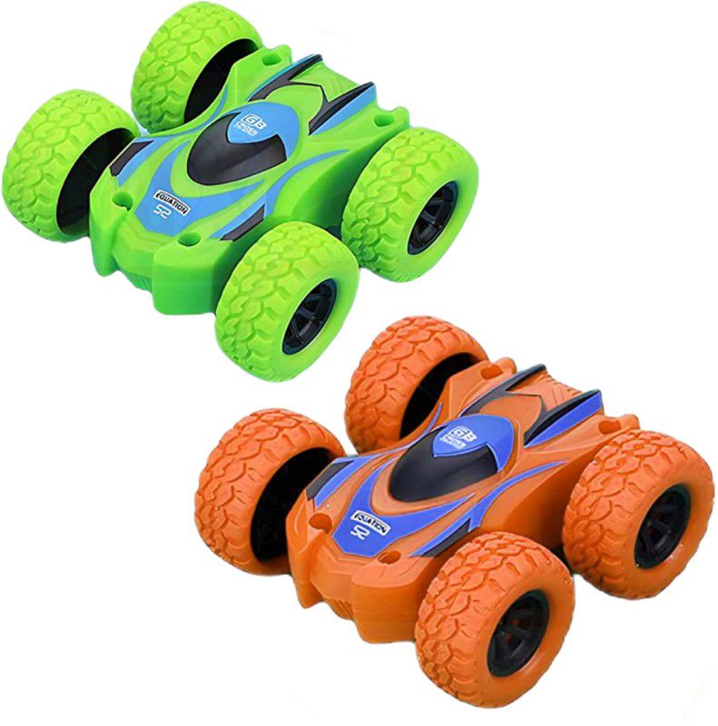 KAVANA Cute Mini Pull Back Racing Car Set | Crawling Vehicle Toy for Kids - Set of 2  (Multicolor, Pack of: 2)