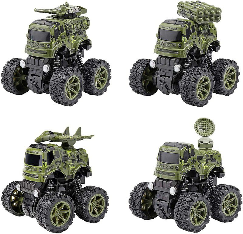 ESSJEY TOY Military Inertia Vehicles Toys Playset,Airplane,Missile Launch Vehicle  (Multicolor)