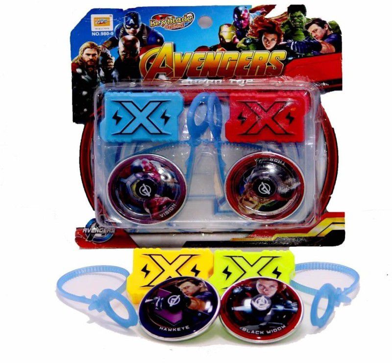 The Simplifiers Super Hero Avengers 2 Masters Fury Spinning Toy Avengers Them Fast Spin for Kids  (Multicolor)