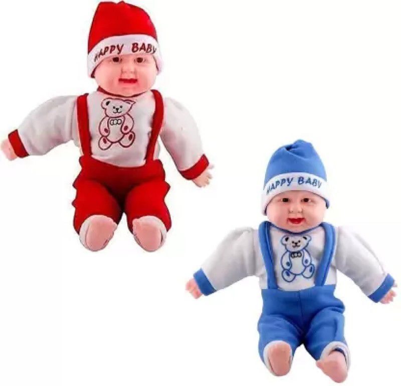 FineArts combo set of laughing doll - 20 mm  (Red, Blue)