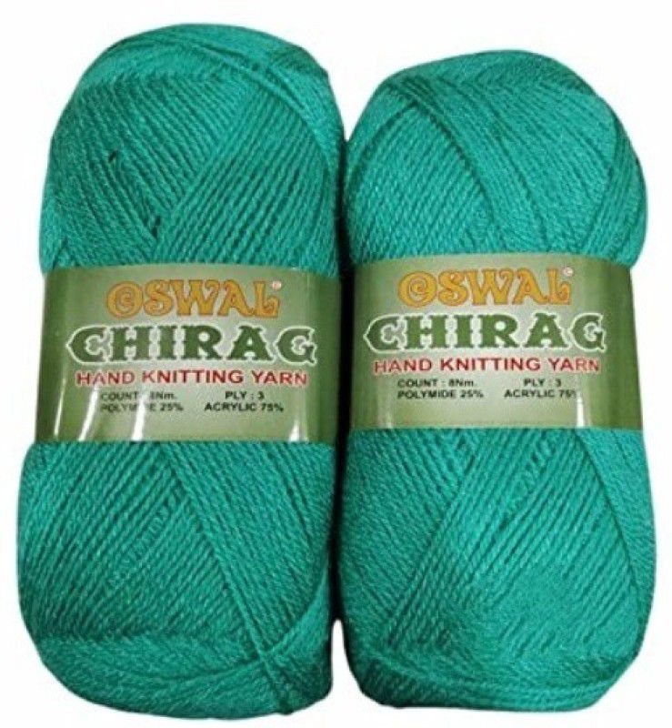 KYSS Oswal Chirag Wool Ball Hand Knitting Wool/Art Craft, Shade no. 17, 400g