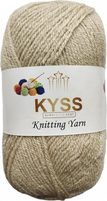 KYSS BlueBell 400 GM (1 BALL, 100 GM EACH)Wool Ball Hand Knitting Wool, Shade No-11