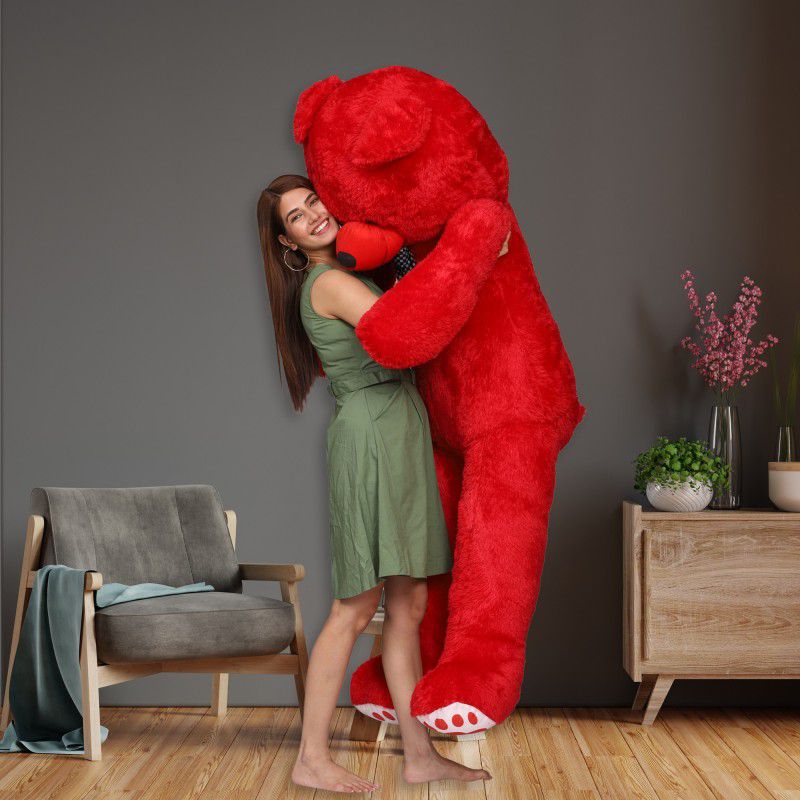 NP Toys 3 FEET RED TEDDY BEAR FOR GIRL (90cm)red - 90 cm  (Red)