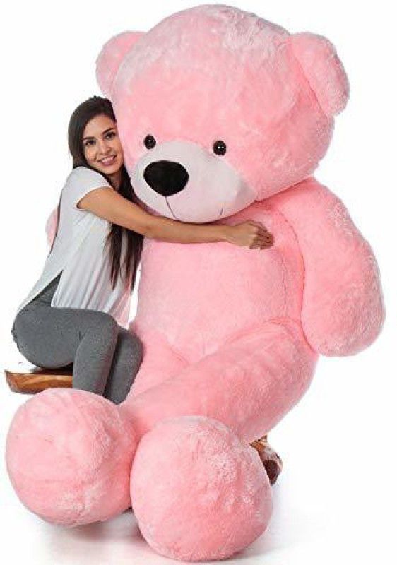 NP Toys 4 Feet Teddy Bear with Neck Bow (Pink_4 Feet) - 122 cm  (Pink)