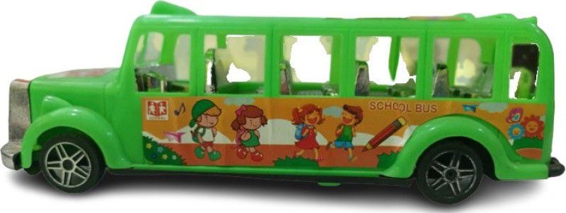 Kids Motorz School Bus  (Green)