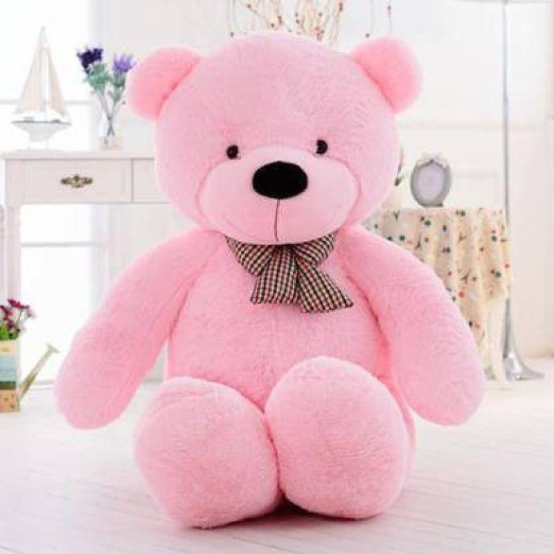 DOOMBA 4 ft Soft Pink Color Teddy Bear For Gift To Someone Special - 90 cm  (Pink)