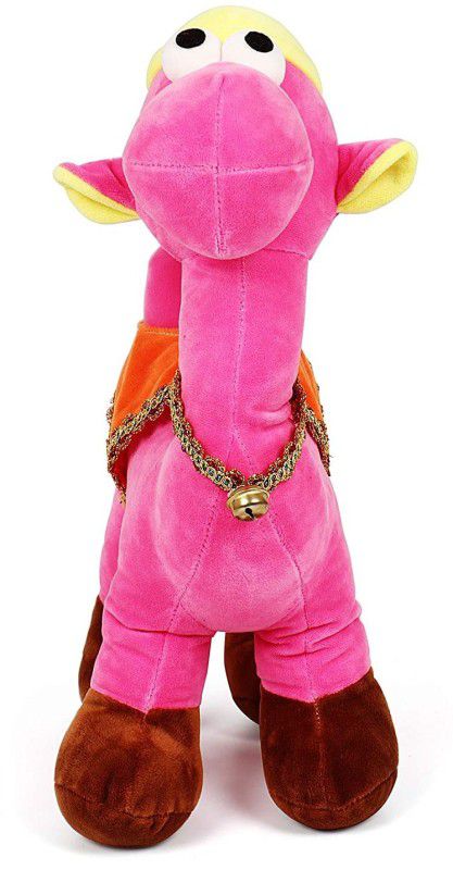 Kraftix Pink Camel Stuffed Plush Soft Toy Doll Teddy Bear Animal KST210137 - 37 cm  (Pink Camel)