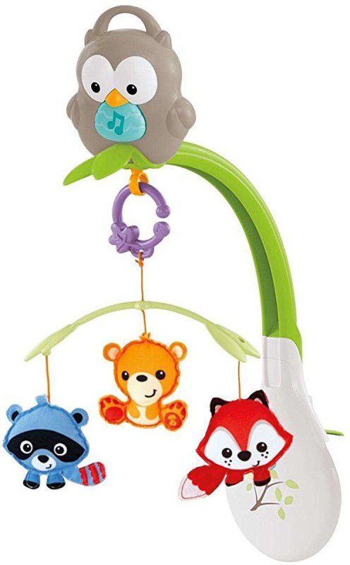 FISHER-PRICE Woodland Friend 3 in 1 Musical Mobile  (Multicolor)