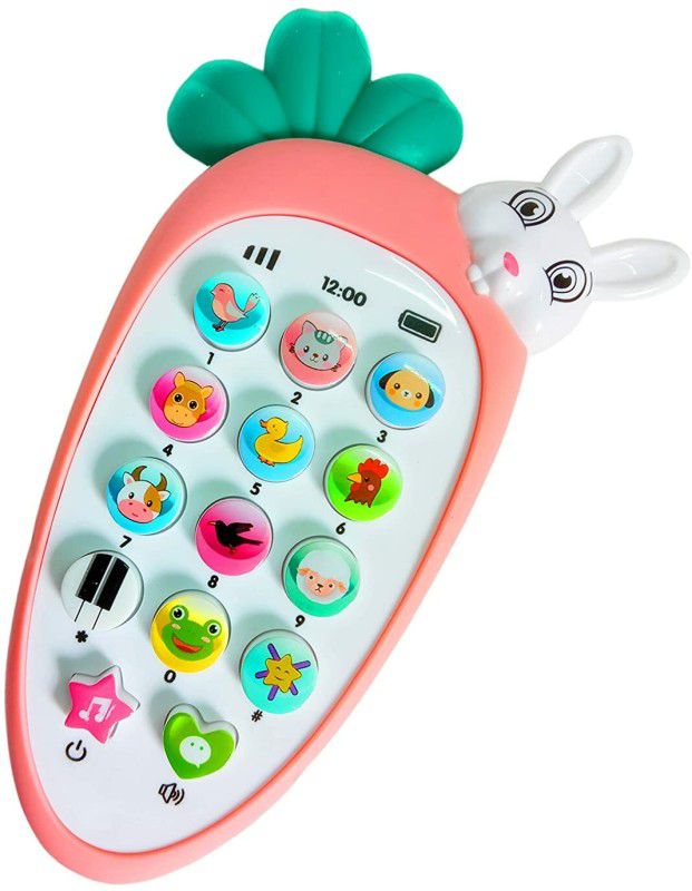 PEZYOX Rabbit Kid's Mobile Phone Learning Kids Mobile Amazing Sound toy .  (Multicolor)