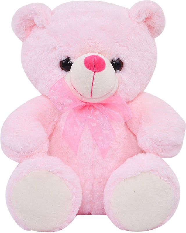 Smartcraft Plush Teddy Soft Toy, Spongy Teddy Bear Soft Toy Gifts, Pink - 24 cm  (Pink)