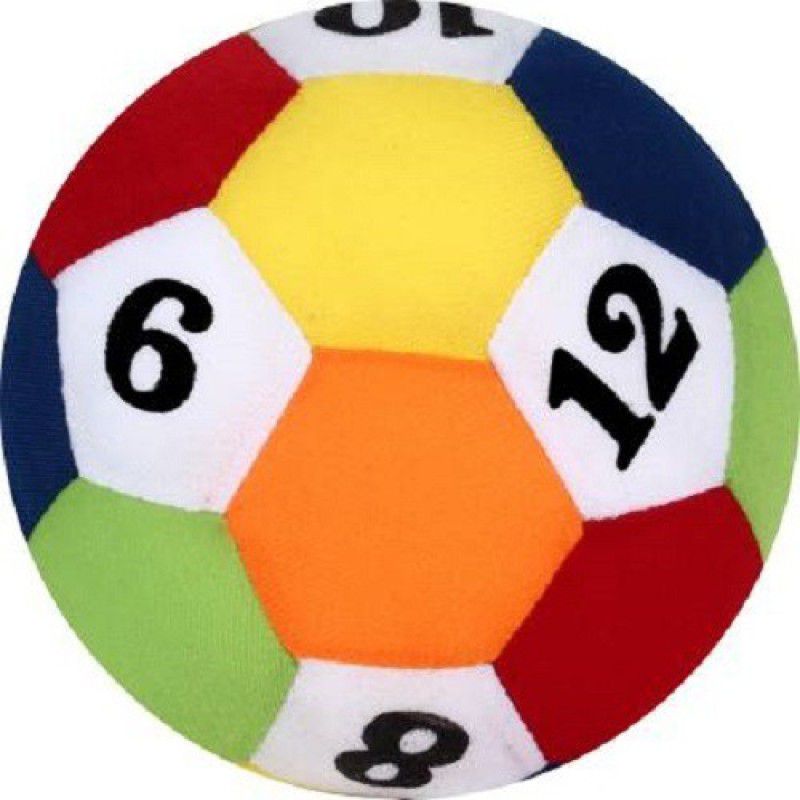 hasyaahub Kids Numerical Stuffed Soft Toy Plush Cotton Soft Fiber Ball(MultiColour31.008cm - 30.008 cm  (Multicolor)