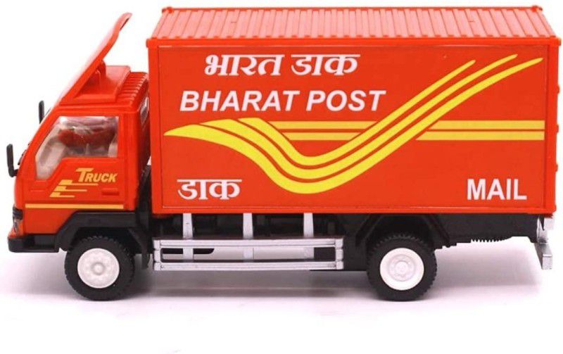 viaan world Centy Panther BHARAT POST MAIL Container Truck Toy  (red)