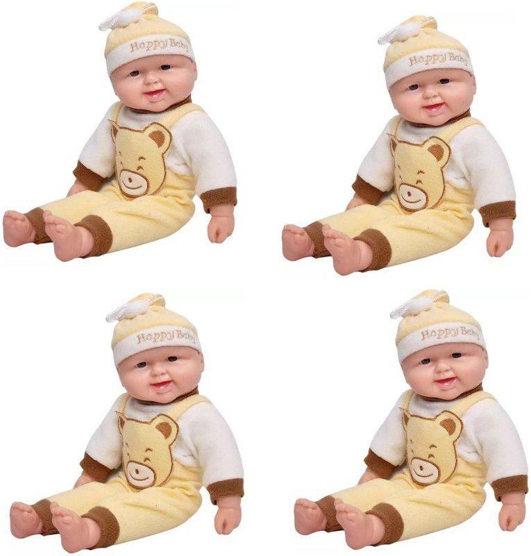 KANCHAN TOYS Laughing Baby For Kids Pack Of 4  (Multicolor)