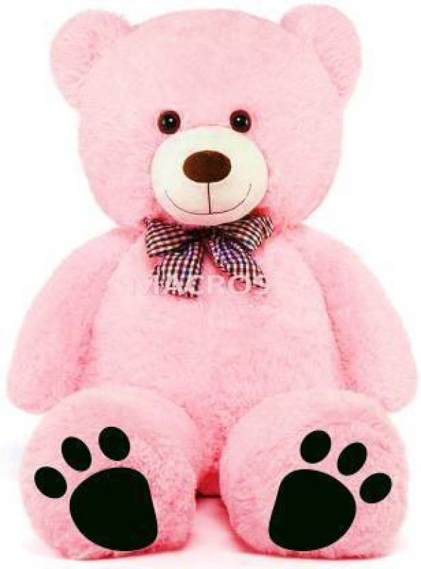 EsKimo Teddy Bear Pink 3Feet Soft Teddy Make Someone Birthday Special - 90 cm  (Pink)