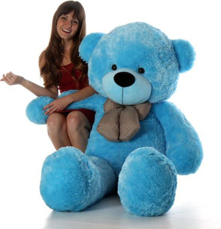DOOMBA 3 feet Long Huggable Soft Blue Teddy Bear - (Blue) - (Blue) - 91 cm  (Blue)