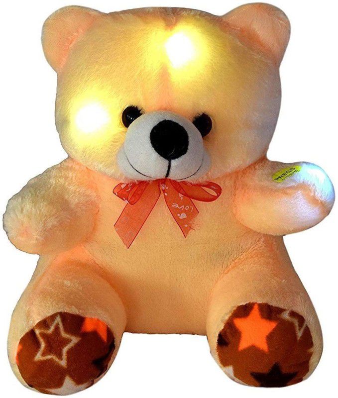 KANCHAN TOYS Teddy Bear Led Lights Amazing For Kids - 30 cm  (Yellow)