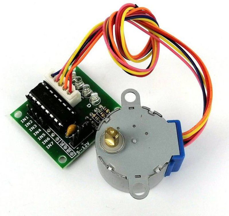 R G STORE Stepper Motor(28YBJ-48 DC 5V 4 Phase 5 Wire) + ULN2003 Driver Board Arduino Compatible Electronic Components Electronic Hobby Kit