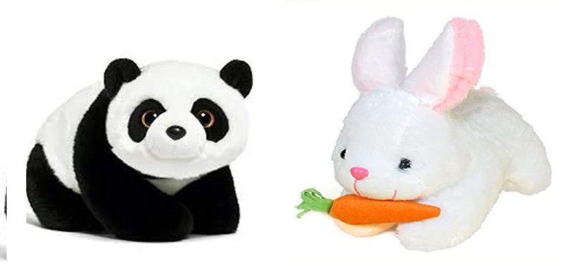 Bakku Toys Teddy bear soft toys kids And Girls PurMulticolorpose gift item Set off 2 - 28 cm  (Multicolor)