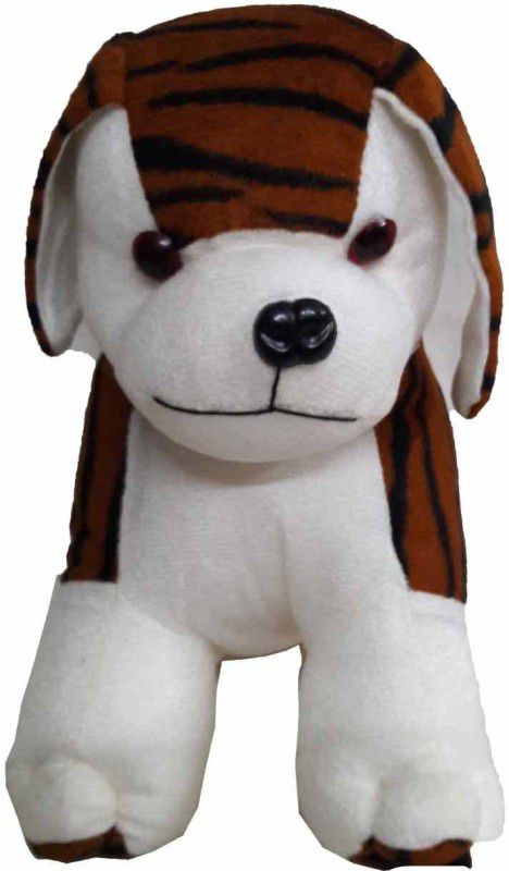 GreenViji Brown Cute Puppy Soft Toy - 18 cm  (Brown)