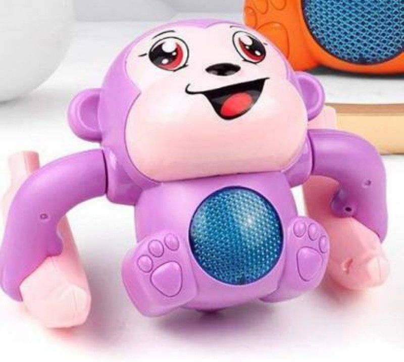 THE NG ART Dancing and Spinning Rolling Doll Tumble Monkey  (Multicolor)