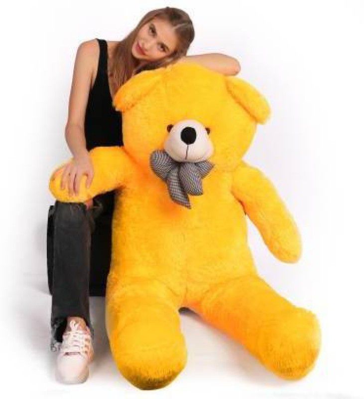 Shanshu Yellow 3 Feet Teddy Bear - 91 cm - 90 cm  (Yellow)