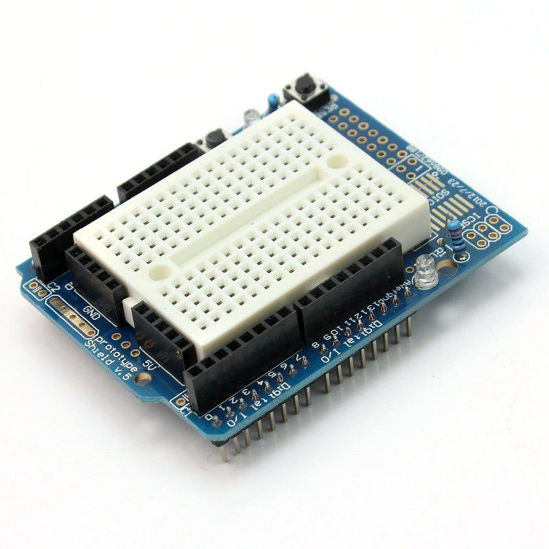 Electrobot Uno R3 Prototype Expansion Board with SYB-170 Mini Breadboard Based for Arduino UNO ProtoShield Electronic Components Electronic Hobby Kit