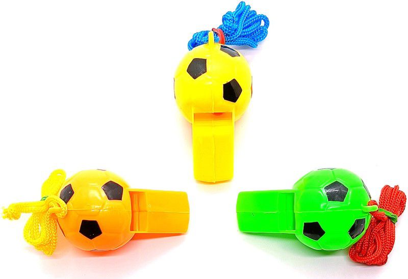 Dynamic Retail Global Whistle for Kids, Whistle Sound Toy for Kids Musical Instrument Noisemaker MT83  (Multicolor)