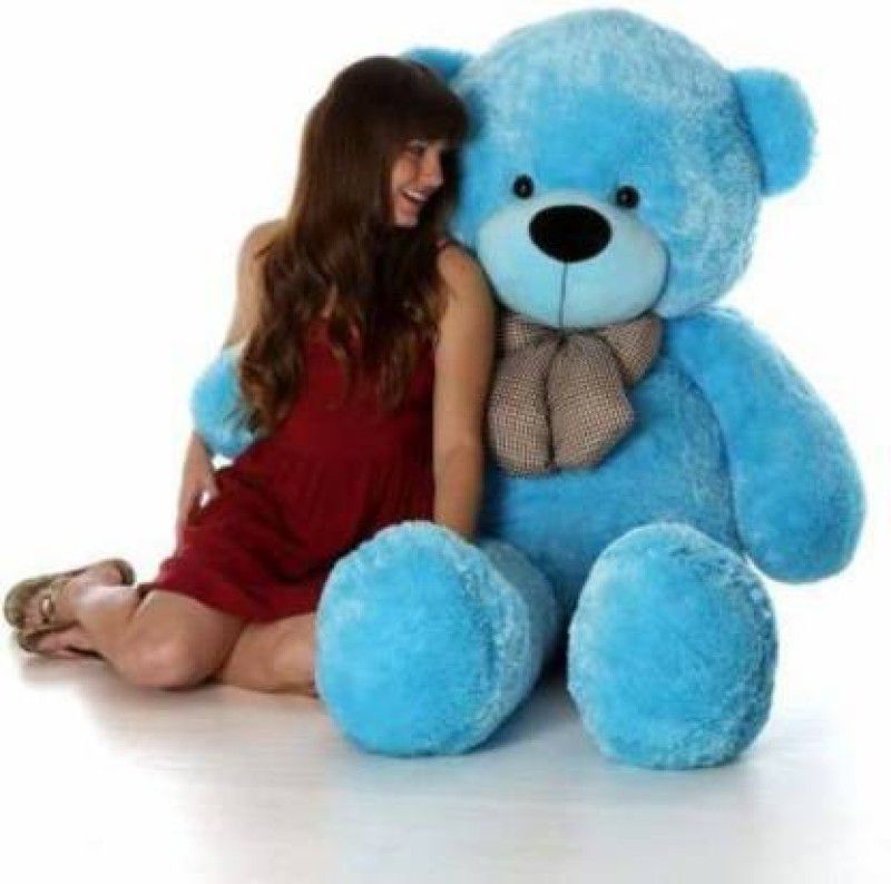 ARGK 3Feet long Soft Cute Teddy Bear For Gift & Other -90 cm ( Blue ) - 90 cm  (Blue)
