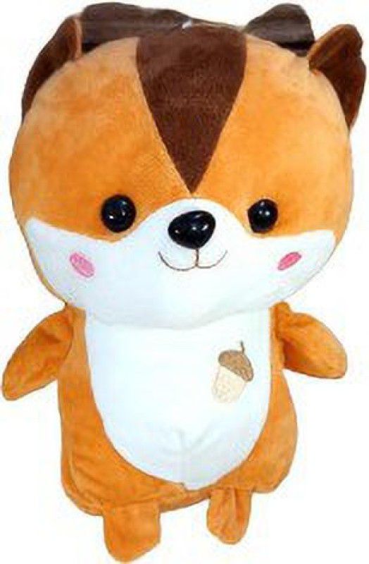 Luipui Squirrel Plush Soft Toys for Kids, Squirrel Stuffed Toy (Browm) 30cm - 30 cm  (Multicolor)
