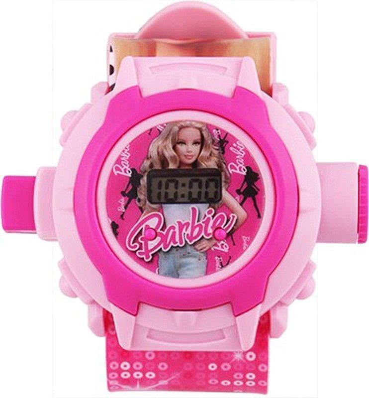 Beautify Barbie Projector Watch for Kids, 24 Digital Projector Images. Display Lights Electronic Hobby Kit