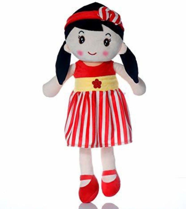 pipika Premium Quality Stuffed Soft Doll for Girls Red (40cm) - 4 cm  (Red)