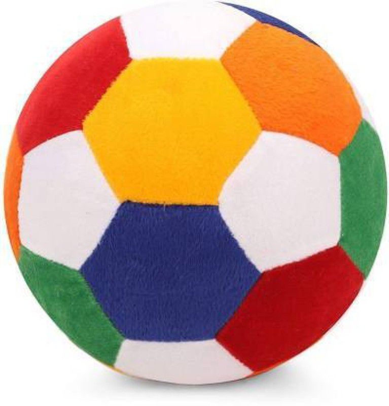 tgr Stuffed Soft Toy Plush Ball Kids Birthday , soft footballs for kids - 35 cm  (Multicolor)