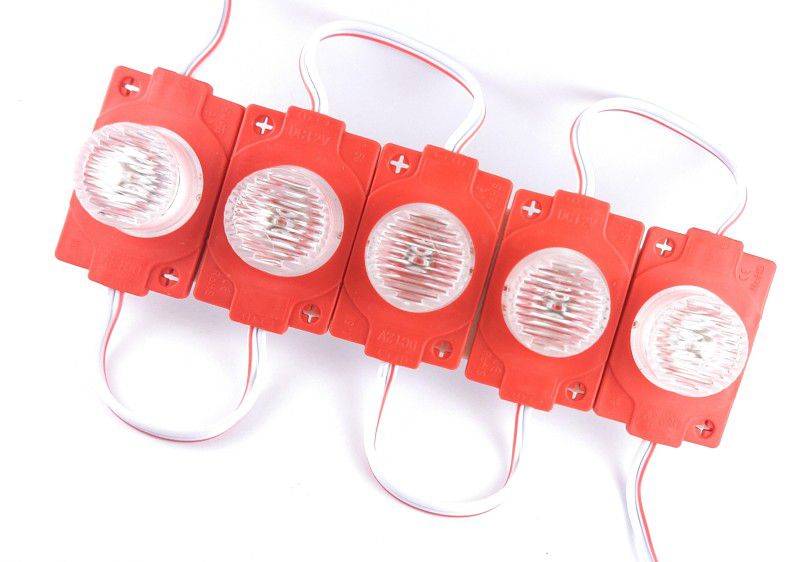 SAMAES 5 Pics 1.5 Watt 12 Volt DC RED Color Eye Led Light Electronic Hobby Kit