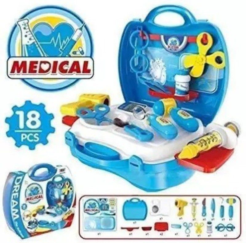 3dseekers ,Kids Baby Doctor Medical Play Carry Set Case Education