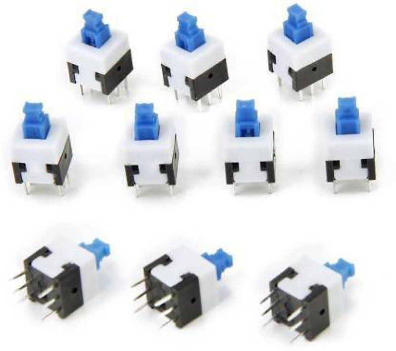 TRK Minis 6 Pin Push Button Switch 10 pcs Electronic Components Electronic Hobby Kit