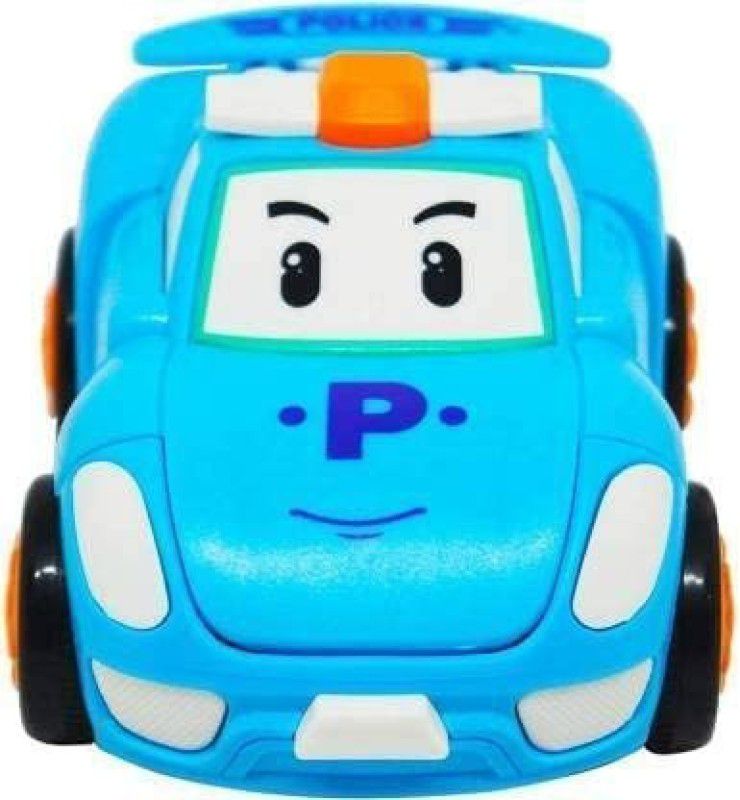 Krishna Marketing Pull Push Back Action Robot Car to Transformer Toy for Kids Random Color 1  (Multicolor, Pack of: 1)