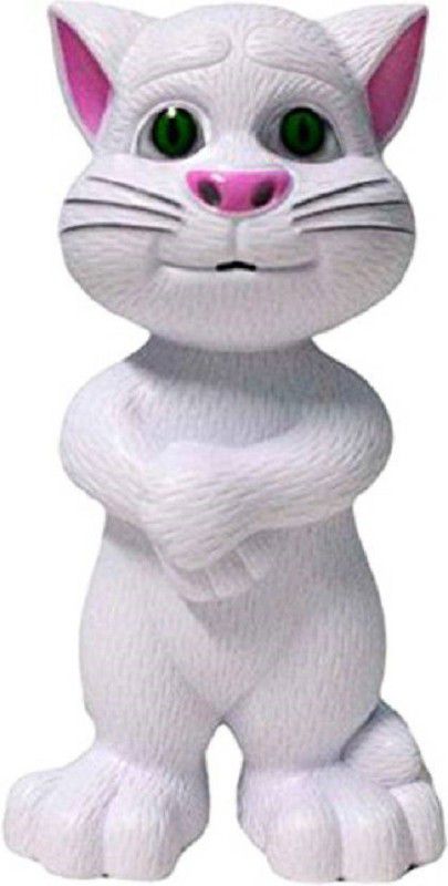 Just97 1 Pieces Recording, Story, Music Talking Tom Cat (White)  (White)