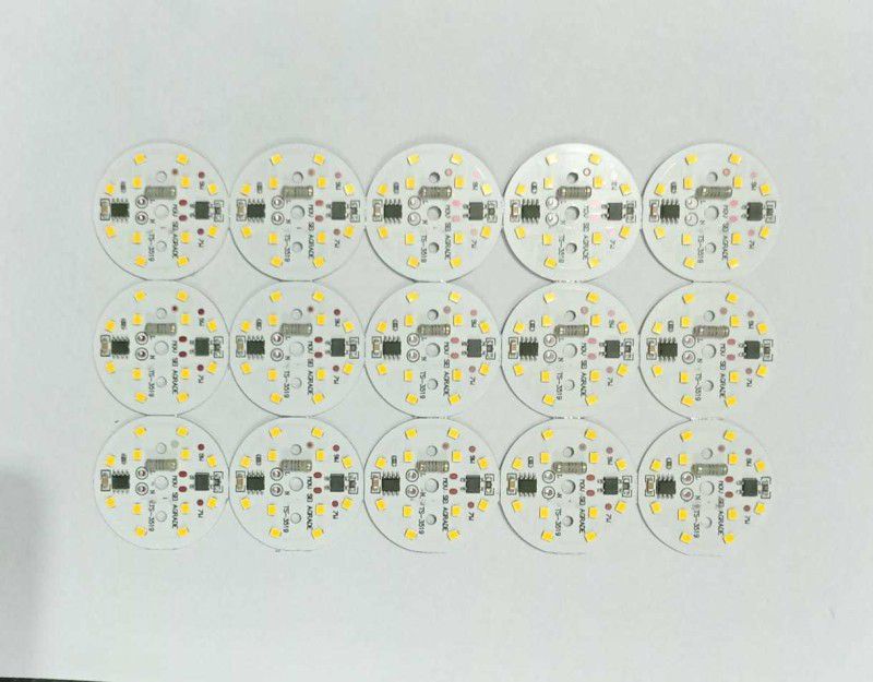 SHOBHANI ENTERPRISES SE ( pack of 15 ) 9 Watt ALFA DOB Yellow color led Light Electronic Hobby Kit