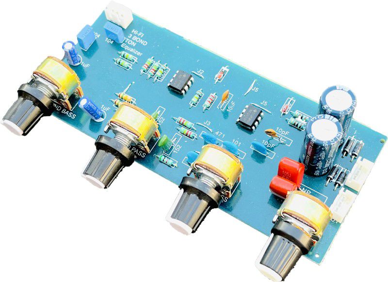 Pcb And Electronics MID BASS TREBLE EQUALIZER PRE AMPLIFIER BOARD FOR HIGH GAIN SOUND OUTPUT Electronic Components Electronic Hobby Kit