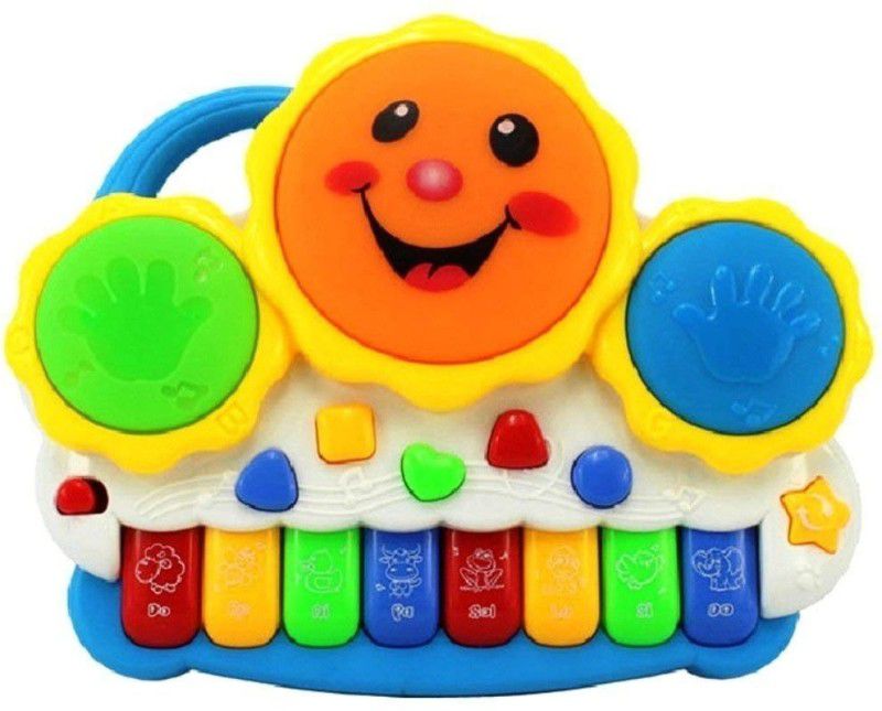 KS STORE Musical Keyboard Drum For Kids  (Multicolor)