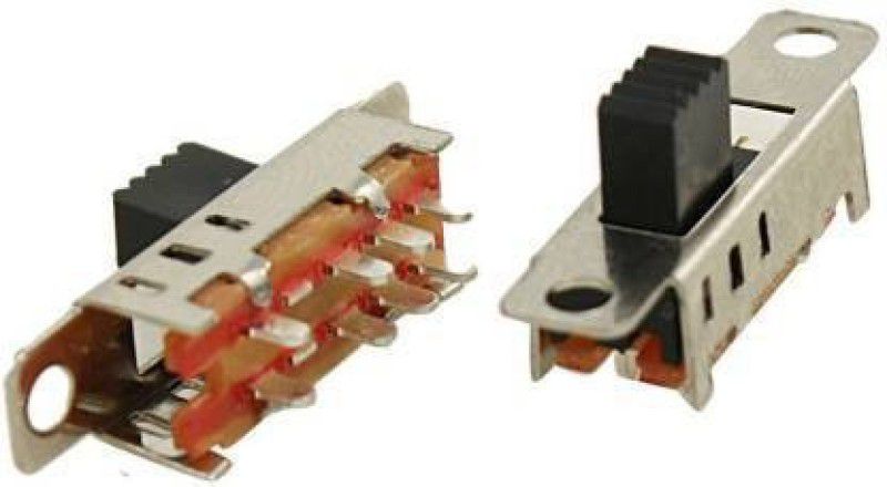 TRIFINITY 8 Pin PCB 3 Position On/On/On Panel Mini Slide Switch (Pack of 5) Electronic Components Electronic Hobby Kit