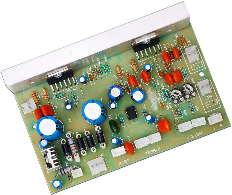 Electronic Spices TDA7265 2.1 200watt PMPO Stereo Channel Hometheater board Electronic Components Electronic Hobby Kit
