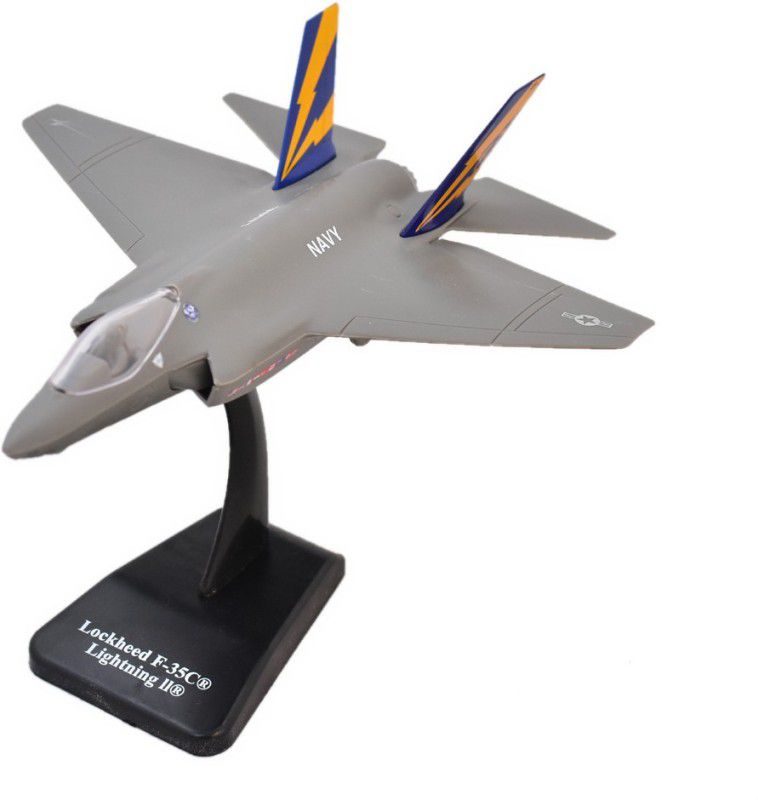 NEW RAY Military Mission Lockheed F-35C Lighting II Fighter Jet  (Grey, Pack of: 1)
